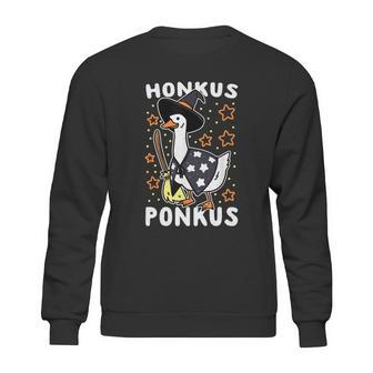 Honkus Ponkus Hocus Pocus Goose Halloween Witch Funny Cute Sweatshirt | Favorety CA