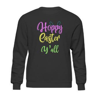 Hoppy Happy Easter Yall Southern Sweatshirt | Favorety CA