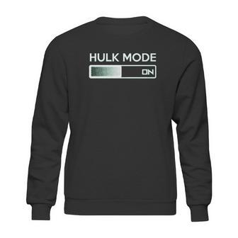 Hulk Mode On Funny Graphic Gym Workout Sweatshirt | Favorety AU