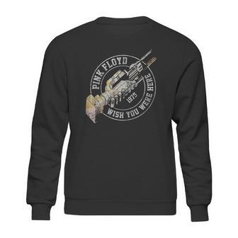 Impact Originals Coal Floyd Rock Band Wish You Were Here Sweatshirt | Favorety