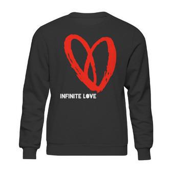 Infinite Love Valentine Heart Science Space Math Infinity T Sweatshirt | Favorety DE