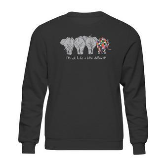 Its Ok To Be A Little Different Elephant Funny Sweatshirt | Favorety UK