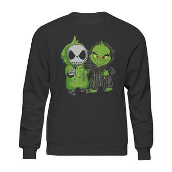 Jack & The Grinch Sweatshirt | Favorety