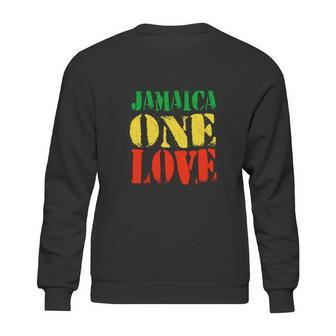 Jamaica One Love Unisex Great Gift Rasta Colors Reggae Sweatshirt | Favorety AU