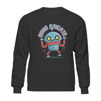 Japanese Pop Culture Music Robot Domo Sweatshirt | Favorety