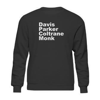 Jazz Players Names T Shirt Miles Davis Monk Vinyl Parker Sweatshirt | Favorety UK