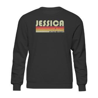 Jessica Gift Name Personalized Retro Vintage 80S Birthday Sweatshirt | Favorety DE