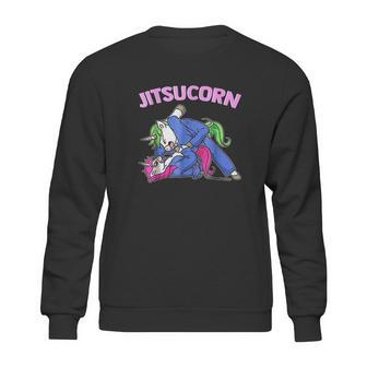 Jitsucorn Unicorn Brazilian Jiu Jitsu Bjj Sweatshirt | Favorety