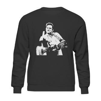 Johnny Cash Middle Finger Shirt Johnny Cash Middle Finger Poster Johnn T-Shirt Sweatshirt | Favorety AU