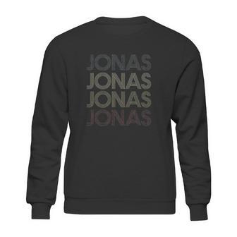 Jonas First Given Name Pride Vintage Distressed Sweatshirt | Favorety DE