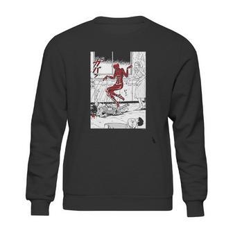 Junji Ito Popping Out Of Skin Black White Red Sweatshirt | Favorety AU