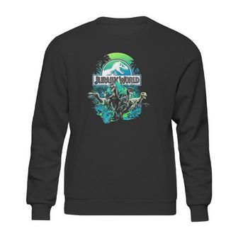 Jurassic World Blue Green Jungle Velociraptor Attack Sweatshirt | Favorety AU