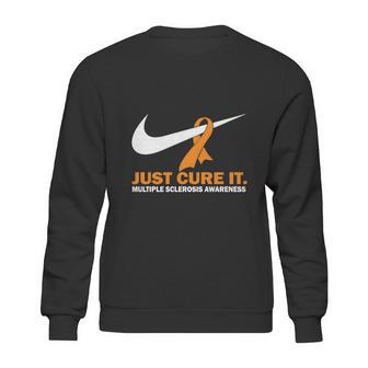 Just Cure It Multiple Sclerosis Awareness Nike Logo T Shirt Sweatshirt | Favorety