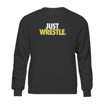 Just Wrestle Youth Wrestling By Chalktalk Sports Sweatshirt | Favorety DE