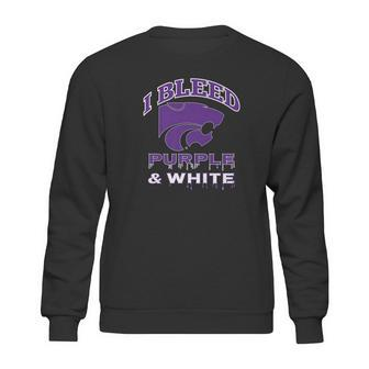 Kansas State Wildcats I Bleed Colors Apparel Sweatshirt | Favorety