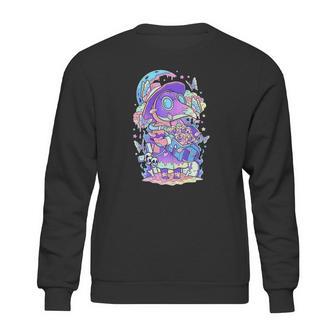 Kawaii Pastel Goth Cute And Creepy Plague Doctor Sweatshirt | Favorety CA