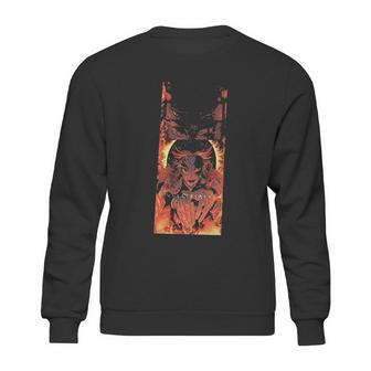 Kimetsu No Yaiba Demon-Slayer On Fire Sweatshirt | Favorety