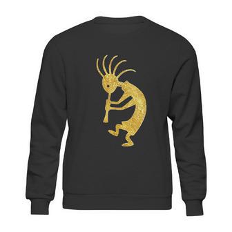 Kokopelli Southwestern Petroglyph Sweatshirt | Favorety