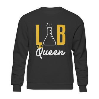 Lab Tech Queen Med Technician Funny Gift Supervisor Coworker Sweatshirt | Favorety UK