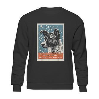 Laika Space Dog Product Vintage Cccp Soviet Russia Ussr Sweatshirt | Favorety AU