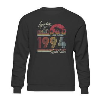 Legendary Since August 1994 27Th Birthday Gift 27 Years Old Sweatshirt | Favorety AU