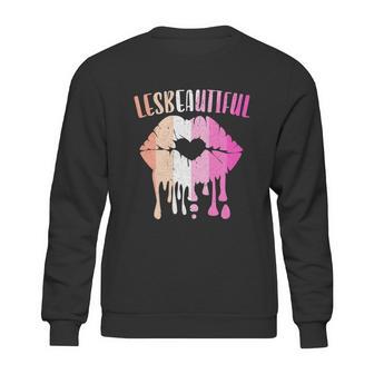 Lesbeatiful Lesbian Lgbtq Member Sexual Diversity Pride Cute Gift Graphic Design Printed Casual Daily Basic Sweatshirt | Favorety CA