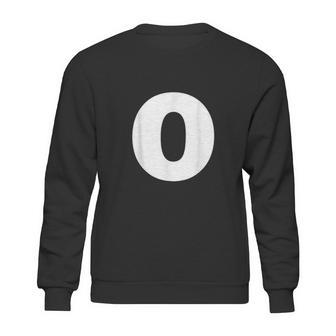 Letter O Capital Alphabet Monogram Initial Sweatshirt | Favorety