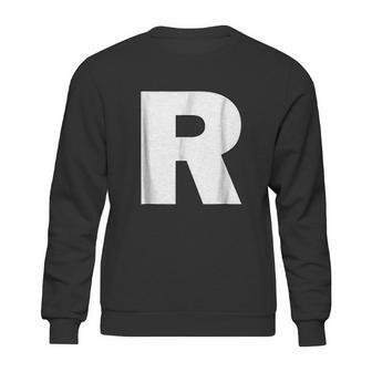 Letter R Alphabet Capital Initial Spell Word Sweatshirt | Favorety DE