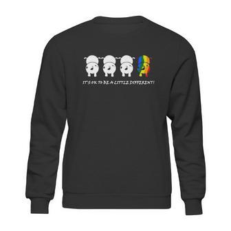 Lgbtcow Its Ok To Be A Little Different T Shirt Sweatshirt | Favorety AU