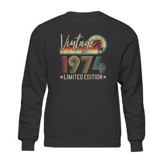 Limited Edition 1974 47Th Birthday Gift 47 Years Old Vintage Sweatshirt | Favorety