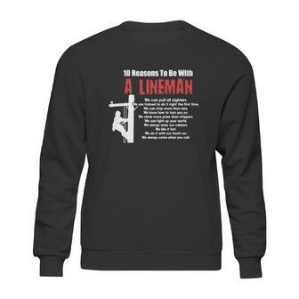 Lineman-Shirts-10-Reasons-To-Be-With-A-Lineman-01_582C5c8774f0e Sweatshirt | Favorety UK