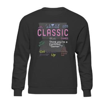 I Love Eating Junk Food And Playing Classic Game T-Shirt Sweatshirt | Favorety CA