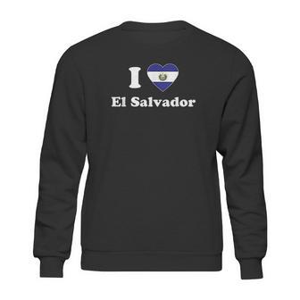 I Love El Salvador Gift I Heart El Salvador Salvadoran Sweatshirt | Favorety DE