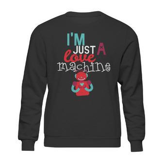 Love Machine Valentines Day Funny Robot Boys Gift Sweatshirt | Favorety CA