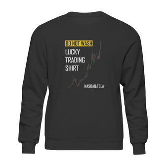 Lucky Trading Tesla Stock Do Not Wash Bull Market Sweatshirt | Favorety UK