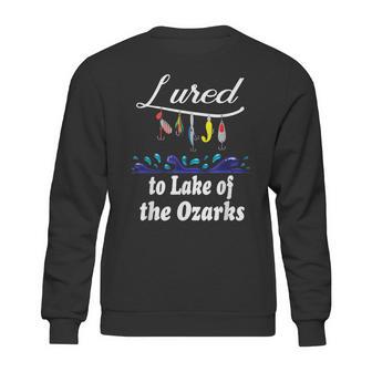 Lured To Lake Of The Ozarks Fishing Fisherman Sweatshirt | Favorety UK