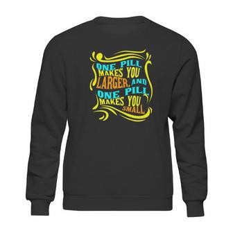 Lyriclyfe White Rabbit By Grace Slick Sweatshirt | Favorety CA