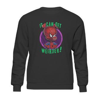 Mad Engine Spider Ham I Can Get Weirder Sweatshirt | Favorety AU