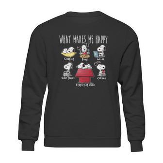 What Makes Snoopy Happy Sweatshirt | Favorety DE