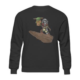 The Mandalorian Boba Fett Baby Yoda Sweatshirt | Favorety CA