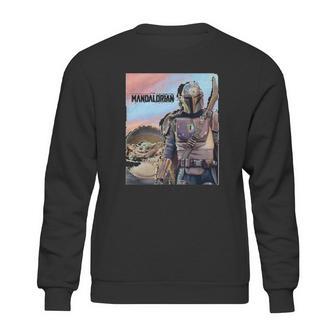 The Mandalorian The Child Painting Sweatshirt | Favorety