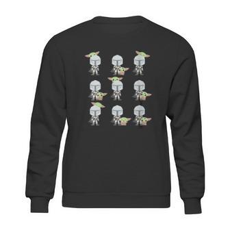 The Mandalorian Expressions Of The Child Funny Sweatshirt | Favorety UK