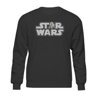 The Mandalorian Logo With Mando And The Child Sweatshirt | Favorety