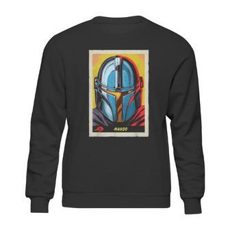 The Mandalorian Mando Trading Card Sweatshirt | Favorety UK