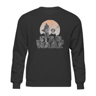 The Mandalorian Sleeping Child Silhouette Sweatshirt | Favorety