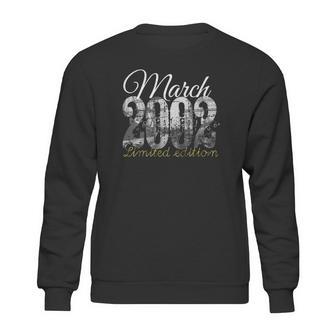 March 2002 Tee - 19 Years Old 2002 19Th Birthday Gift Sweatshirt | Favorety DE