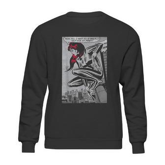 Marvel Black Widow Classic Retro Panel Art Graphic Sweatshirt | Favorety AU