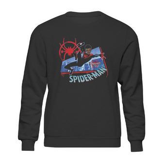 Marvel Spider-Man Into The Spider-Verse Miles Kick Sweatshirt | Favorety AU