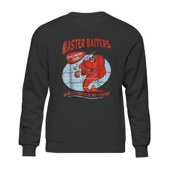 Master Baiters Fishing Pole Humor Funny Fisherman Sweatshirt | Favorety CA