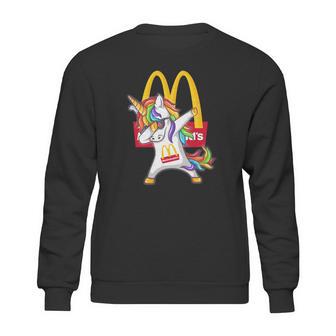 Mcdonalds Unicorn Dabbing Sweatshirt | Favorety